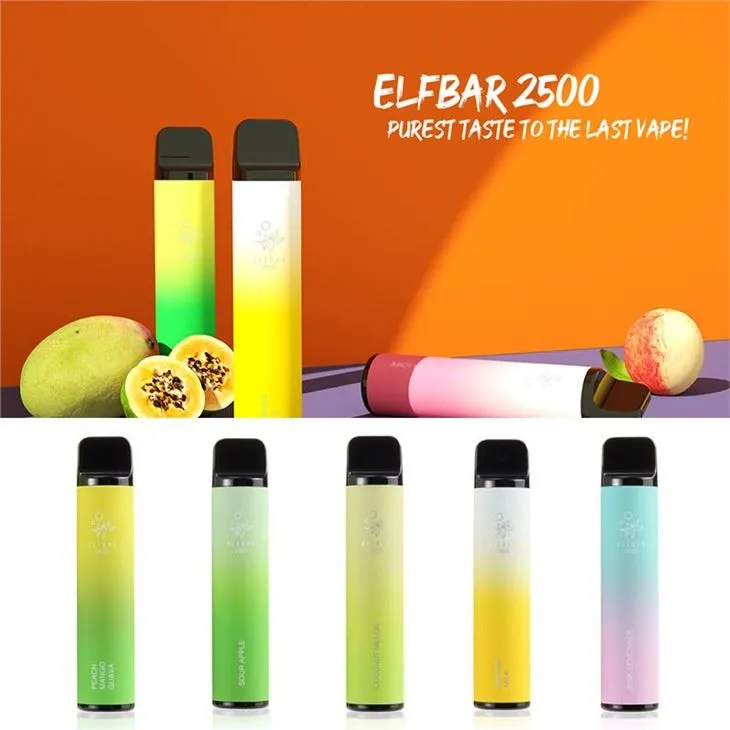 ELFBAR 2500 Puffs Electronic Cigarette ELFBAR 2500 Puffs Electronic Cigarette