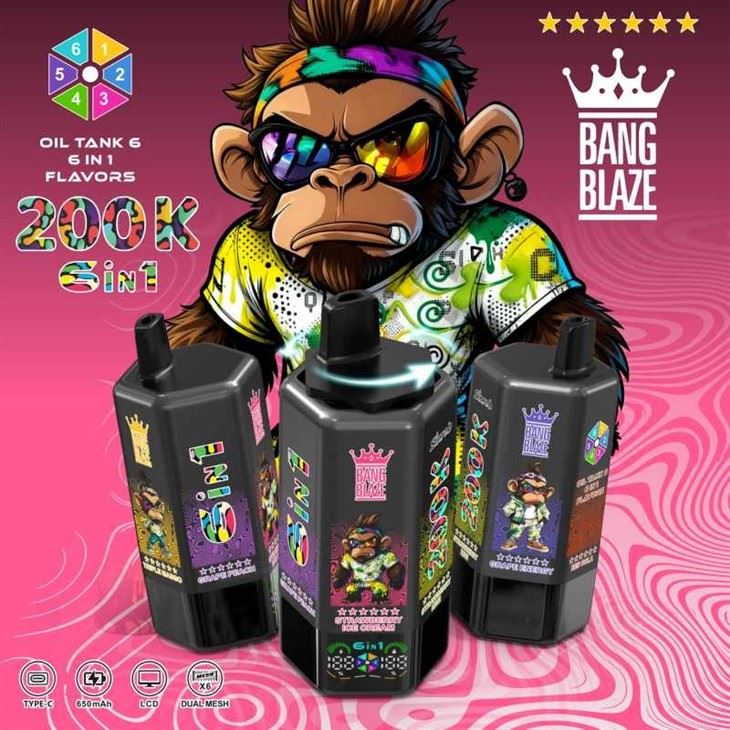 BANG BLAZE 200000 6in1 Flavor manufacturers