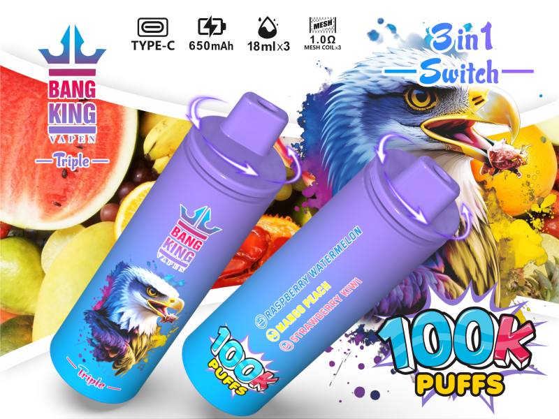 BANG KING VAPEN TRIPLE 100K 3IN1 12