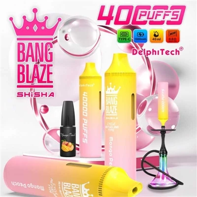 Каква електронна цигара е Bang Blaze Shishia 40000?