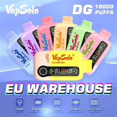 Защо Vapsolo DG 18000 Puffs се превръща в предпочитания продукт за ентусиасти...