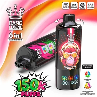 BANG LEGEND 150K Е-цигара за еднократна употреба: водещо иновативно изживяван...
