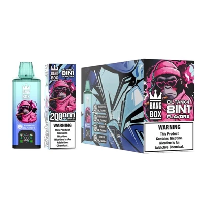 BANG BOX 200K Vape за еднократна употреба – предпочитаният избор за голям кап...
