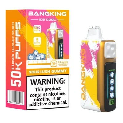 BANGKING ICE COOL 60K висок-капацитет за еднократна употреба, акумулаторен ре...