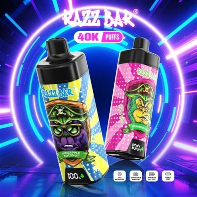 Електронна-цигара Razz Bar 40000 за еднократна употреба: Голям-капацитет, вис...