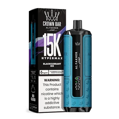 AL Fakher Crown Bar Hypermax 15K: Високо{1}}опция за еднократна електронна-ци...