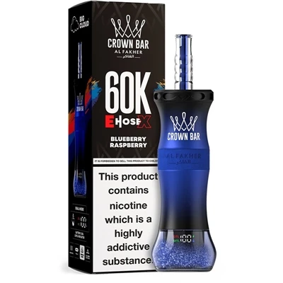 AL Fakher Crown Bar EHOSE X 60K: Най-доброто изживяване в еднократните електр...
