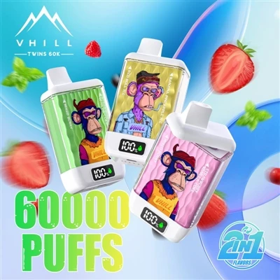 Vhill Twins 60000: Чисто ново изживяване в-е-електронни цигари за еднократна ...