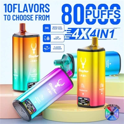 Stag Bar 4in1 80000 Puffs: Предефиниране на изживяването на еднократните елек...