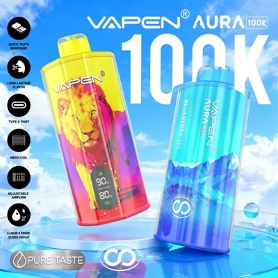 VAPEN AURA 100000: Когато еднократните електронни-цигари навлязат в ерата на ...