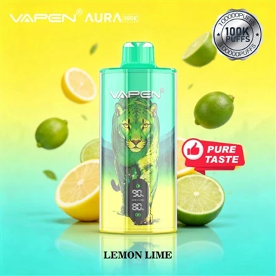 VAPEN AURA 100K PUFFS — Най-доброто дълготрайно-устройство за вейпинг за млад...