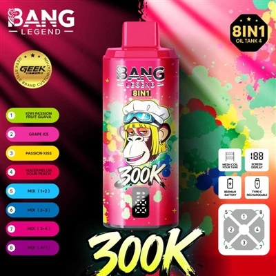 Bang Legend 300000: Отключете ново изживяване с електронна-цигара, насладете ...