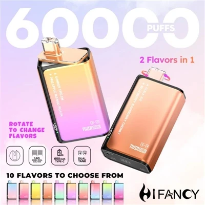 HIFANCY TWINMAX 60K — Насладете се на два вкуса до насита, насладете се на вс...