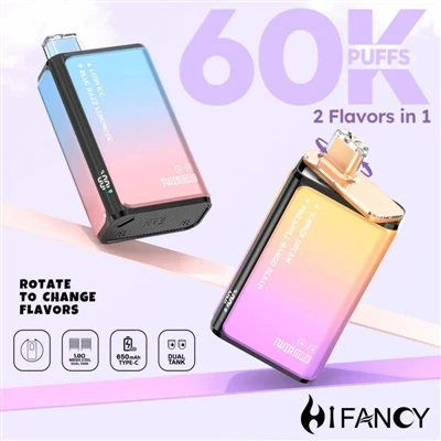 HIFANCY TWINS MAX 60K — двойна вкусова експлозия, Вашето вкусово приключение ...