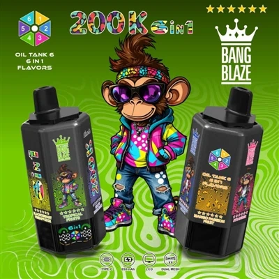 BANG BLAZE 200000 6in1: Шест вкуса в едно, можете наистина да играете с тях д...