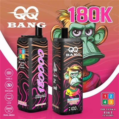 QQ BANG 4in1 180K: Един стик за четири вкуса, превръщайки всеки ден в забавле...