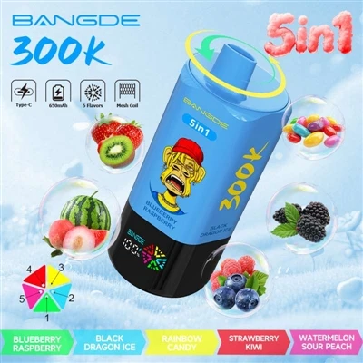 BANG DE 5IN1 300000: Представител на електронните-цигари за еднократна употре...