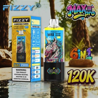 Fizzy MAXIII Pro 120K всмуквания: Когато шест вкуса са опаковани в едно устро...