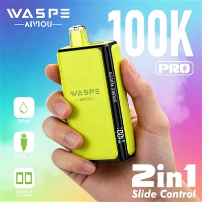 Waspe Double Flavor 100K Pro: Когато вейпингът започне да казва „не“ на „скук...