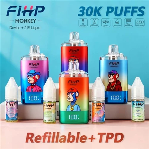 FIHP MONKEY 30K презареждащ се Vape: Нов избор, балансиращ дълъг живот на бат...